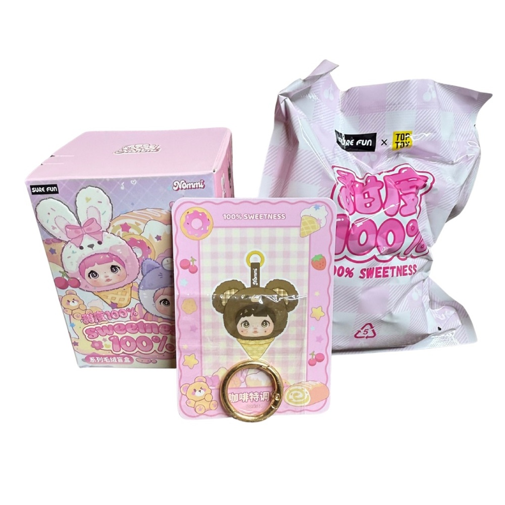 Nommi 100% Sweetness Barista Plush Keychain – Confirmed Open Box, Sure Fun